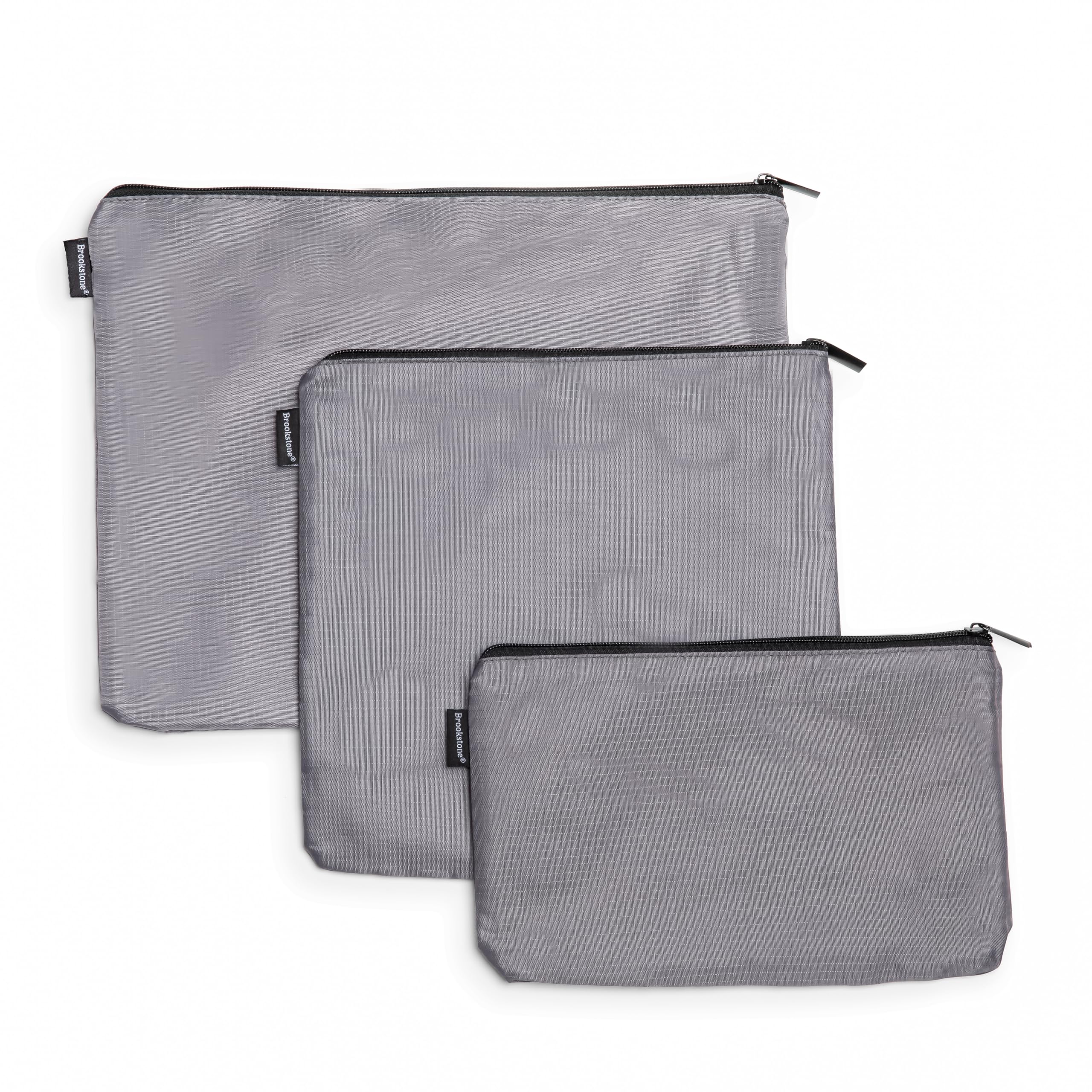 Amazon.com | Brookstone Travel Pouche Set - 3 Piece Flexible and Amazon.com | Brookstone Travel Pouche Set - 3 Piece Flexible and