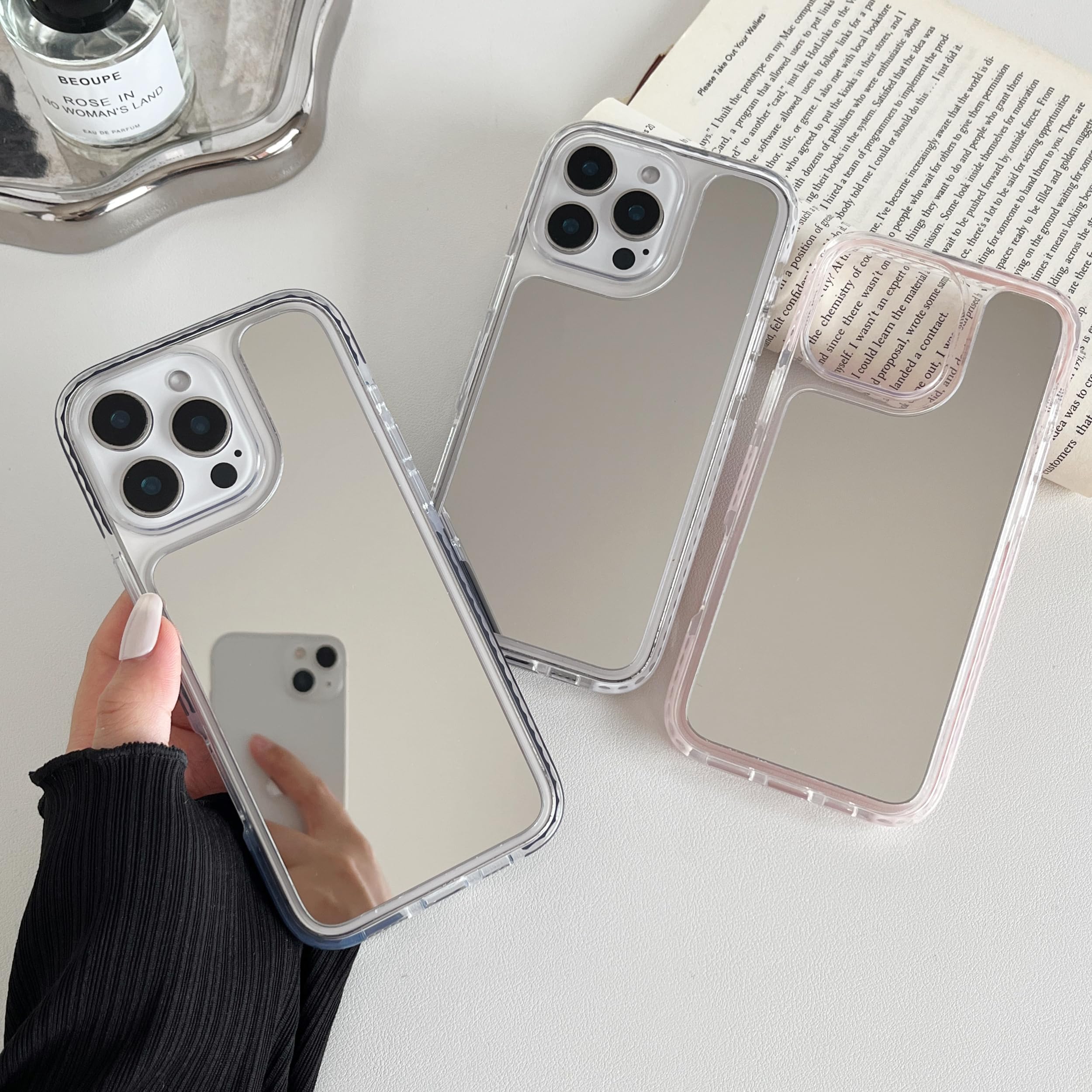 ZTOFERA per iPhone 14 Plus/iPhone 15 Plus Custodia a Specchio
