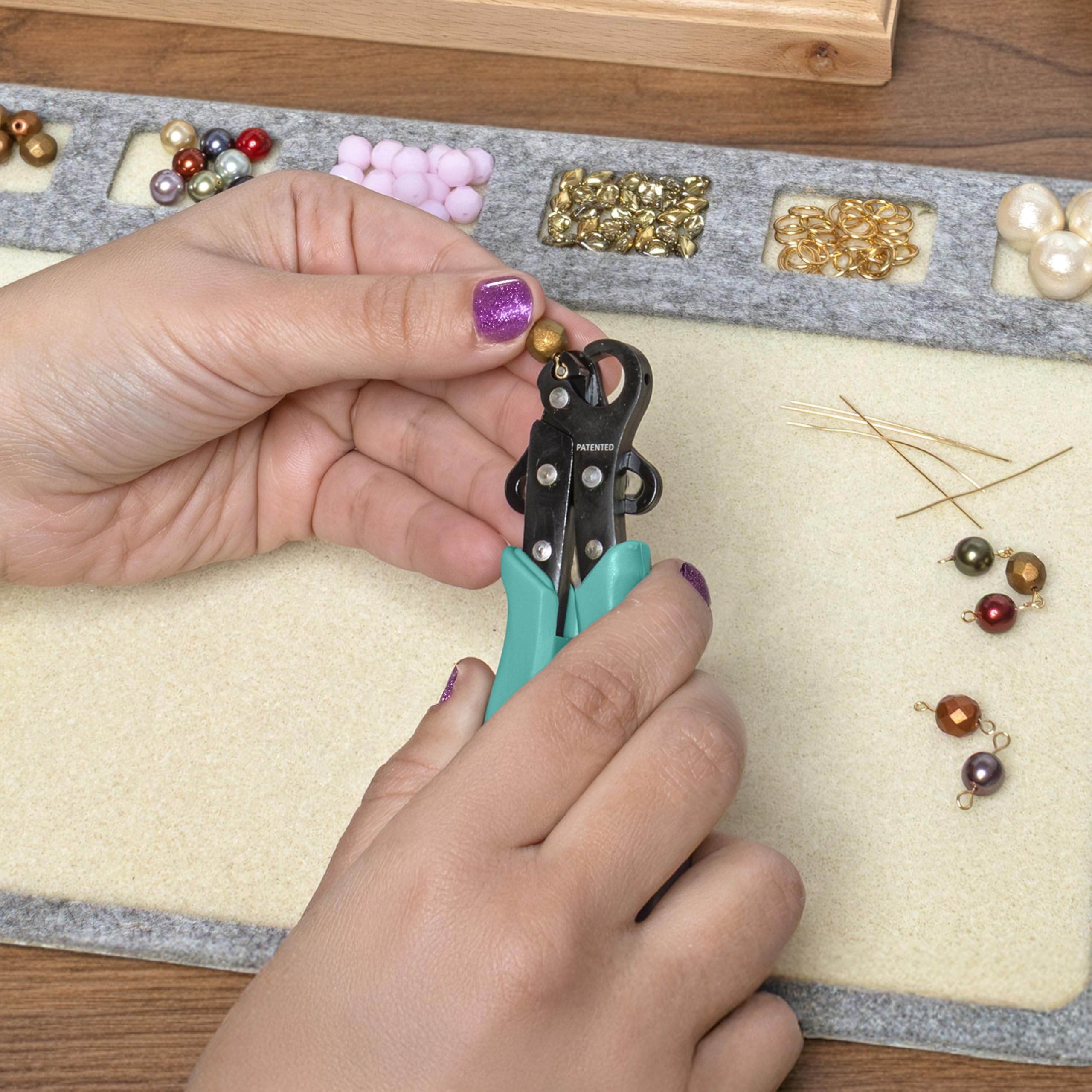 The Beadsmith Boucleur Vintaj One Step | Créez et découpez des boucles régulières de 1,5 mm pour la fabrication de bijoux. À utiliser avec du fil de 24 à 18 g.