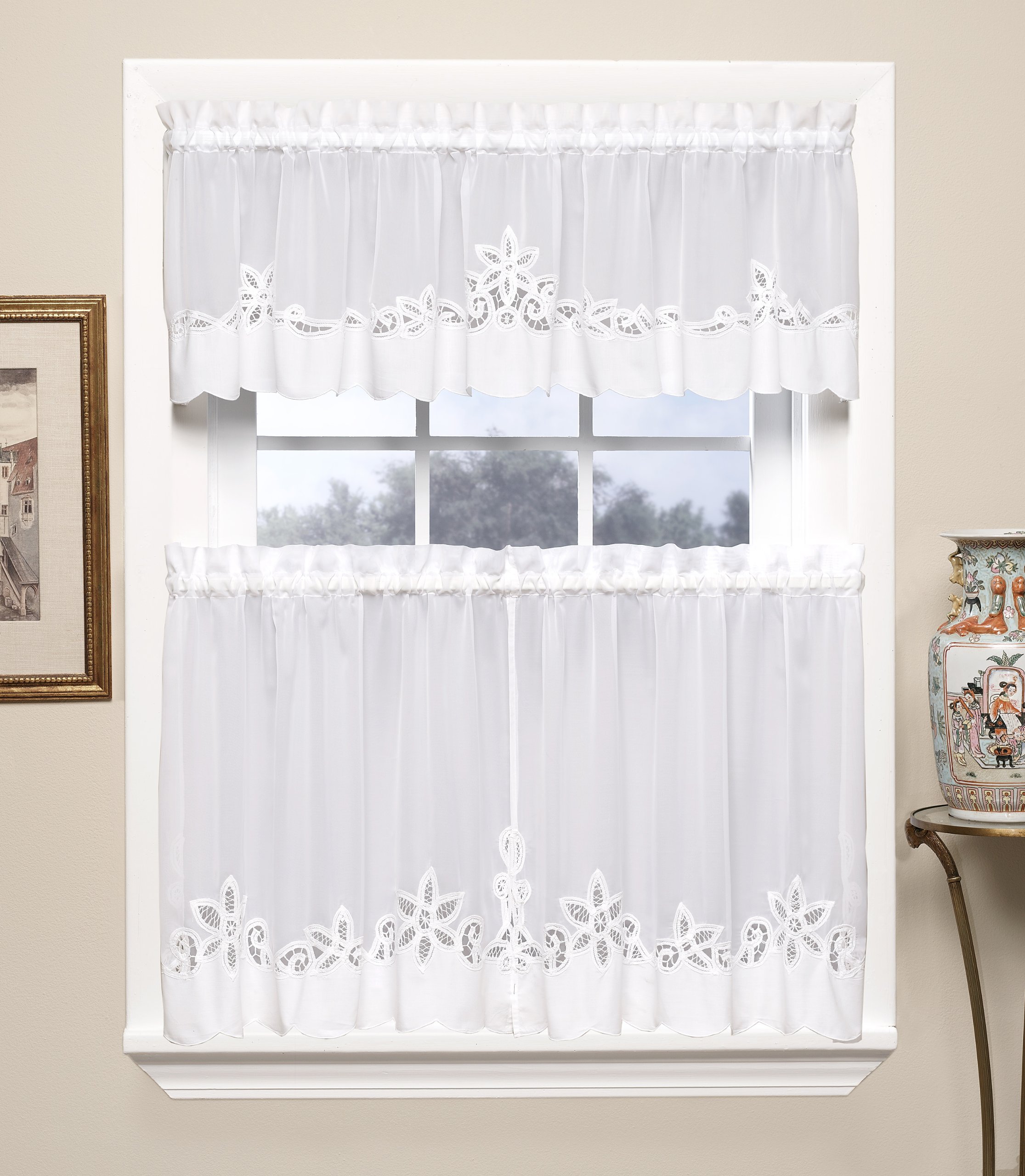 Battenburg Lace Swag Curtains Curtains & Drapes 2023