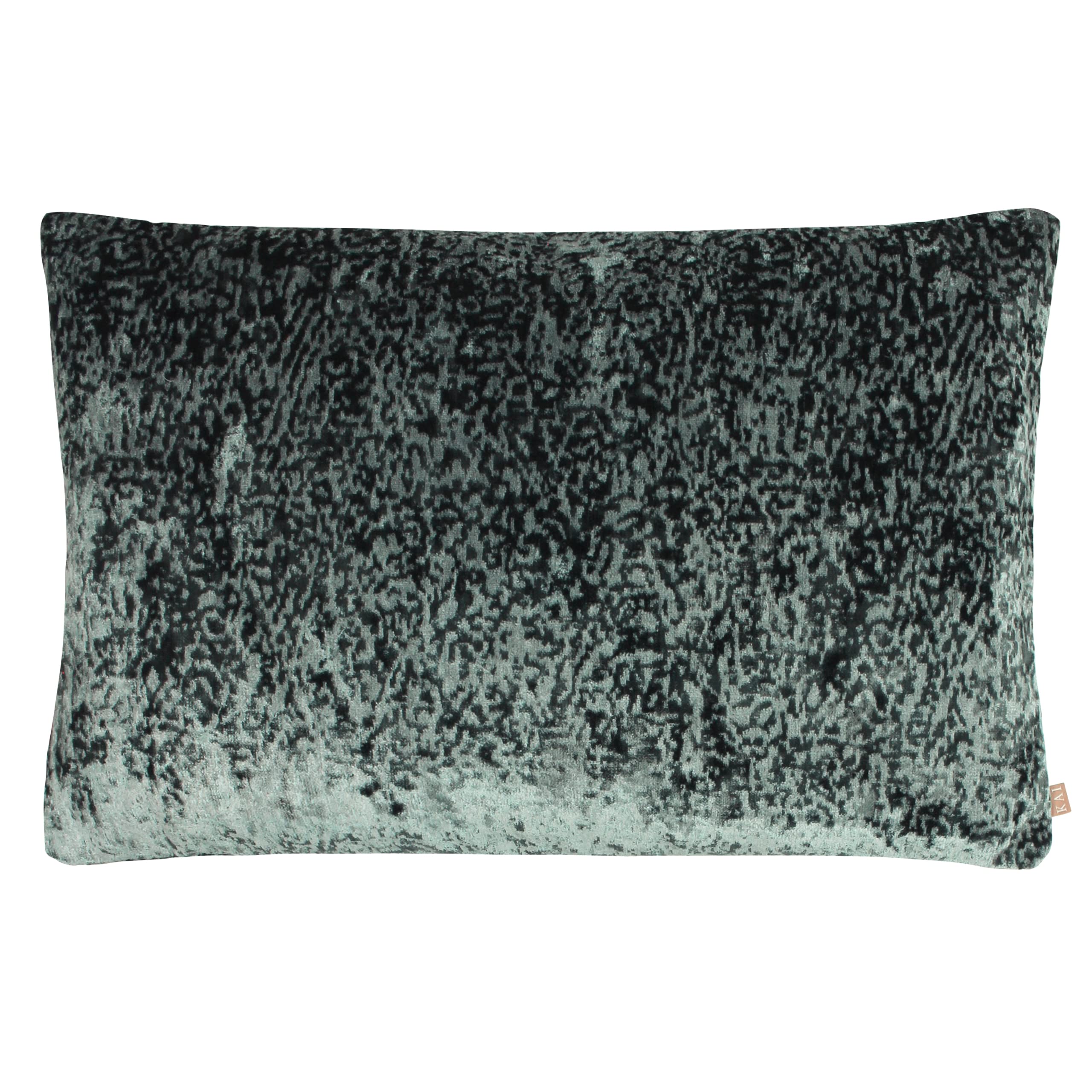 Kai Lynx Feather Filled Cushion, Viscose, Cotton, Polyester, Oasis
