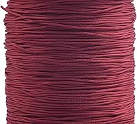 Vista 90 de KONMAY 1 rollo de cuerda de nailon para hacer pulseras de 150 yardas, trenzado de nailon Shamballa Macramé/cordón de cuentas de 0.4mm, cordón