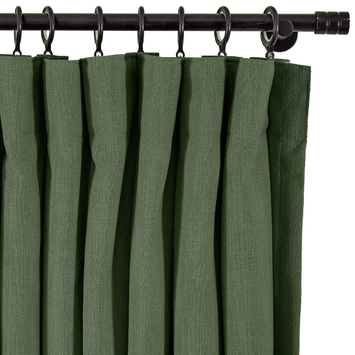 コットン逆さピンチ Amazon.co.jp: TWOPAGES 無地ハンターグリーンリネンコットン 反転ボックスプリーツドレープ ウィンドウトリートメント ドレープ  エレガントナチュラルカーテン キッチン用(1パネル、52 x 63インチ) : Home & Kitchen