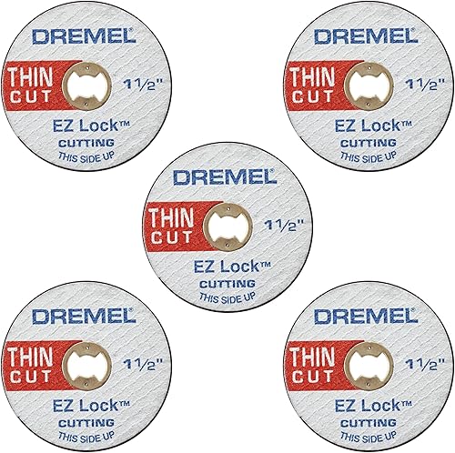 Dremel EZ409 - Cerradura EZ de 1-12 pulgadas, corte fino, color plateado