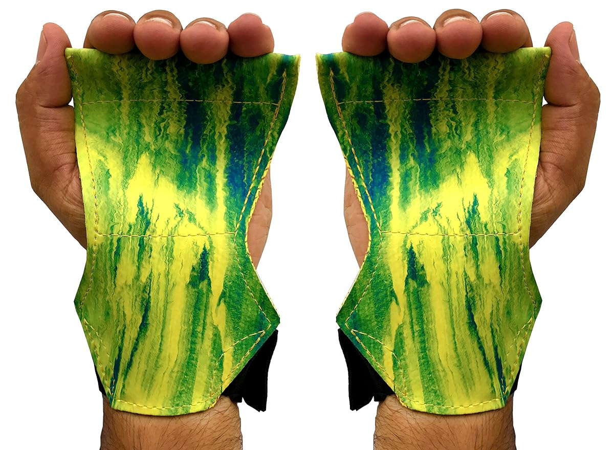 Kobo Exercise Weight Lifting Rubber Grippy Hand Protector Padded for Cross &