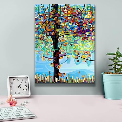 Miniatura 4 de Epic Graffiti 'Along The River' de Mandy Budan, arte de pared en lienzo, 12 x 16 pulgadas