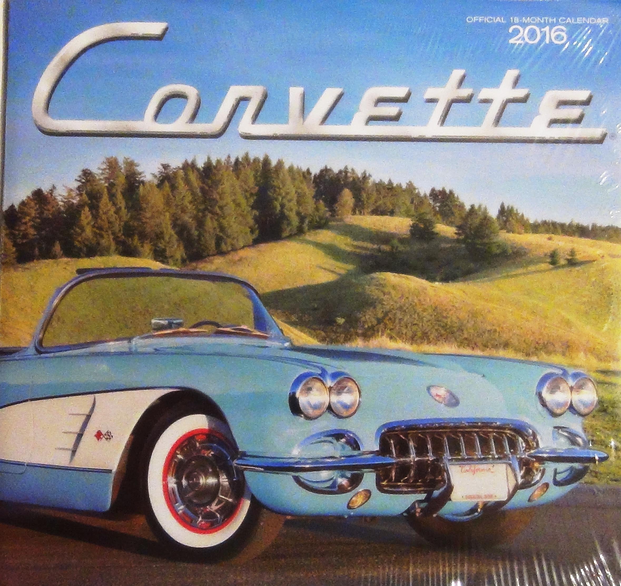 Corvette 18-Month 2016 Wall Calendar (12 x 12)