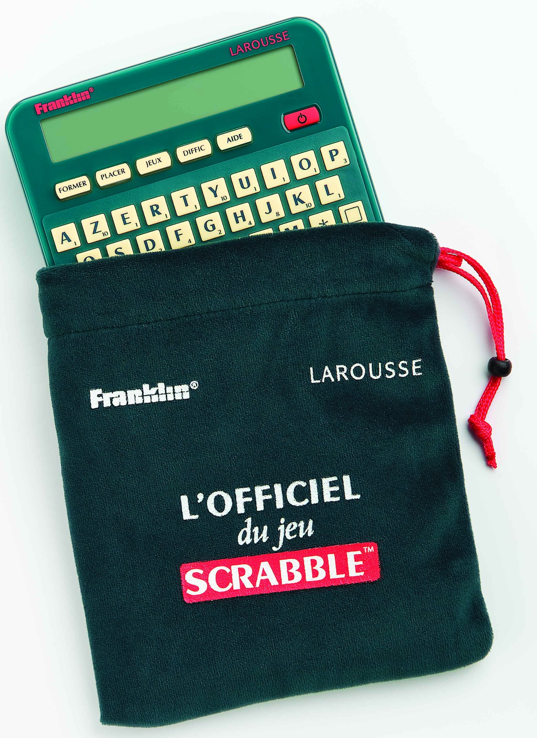 Franklin - SCF-228 - Larousse - L'Officiel du jeu Scrabble ODS5 - Plus de 400 000 mots - Touches former / placer - 5 jeux (Version 2007)