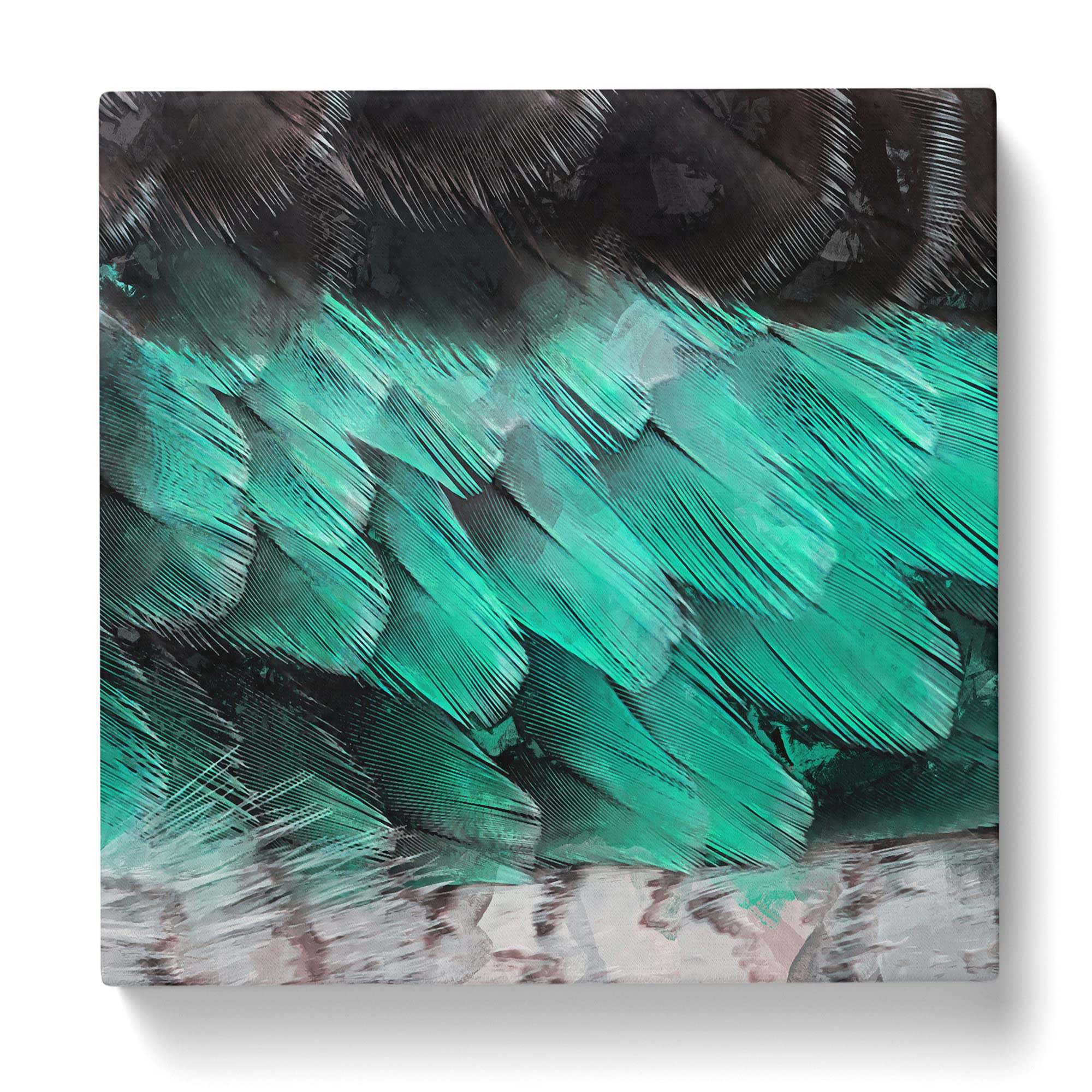 Ruffled Feathers Canvas Print, Mixed, 35L x 35W cm - Image 3