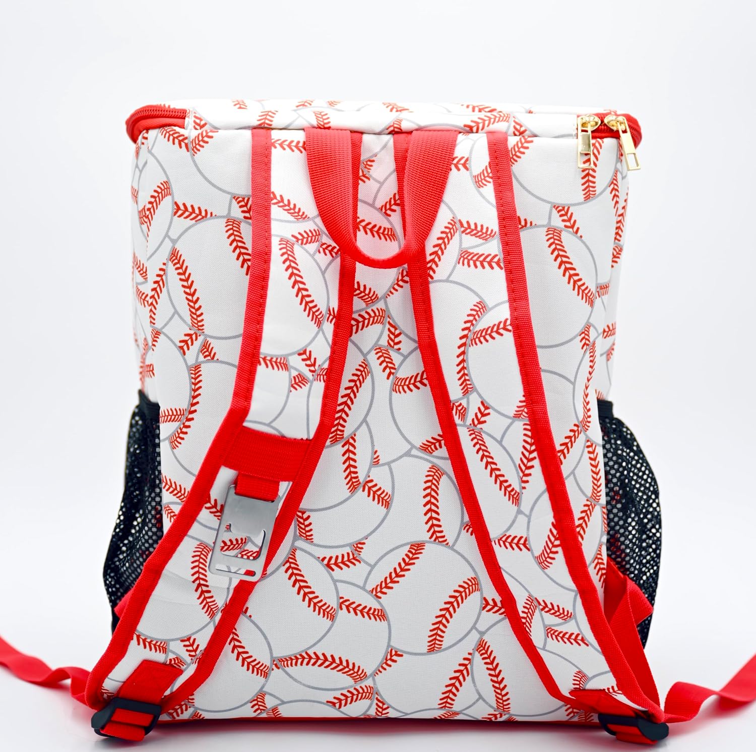 Backpack Cooler Insulated, Baseball Cooler, Soft Lightweight Portable Large Capacity, Side Pockets; Great for Baseball Games, Tailgating, Camping, Hiking, Lake, Picnic, Tournaments, Gifts