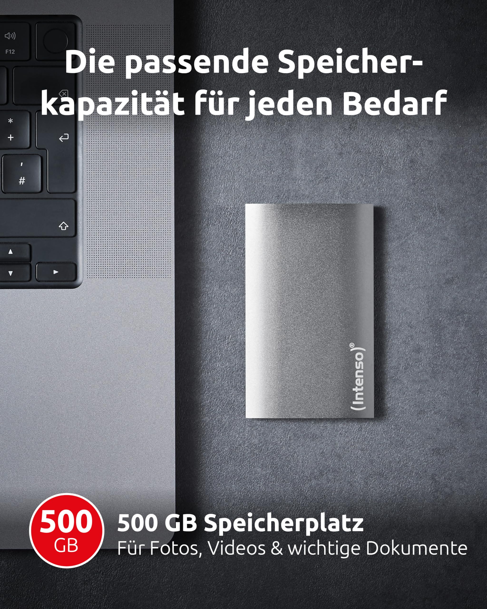 Intenso Disque SSD Externe Premium 512 Go USB 3.0 Anthracite
