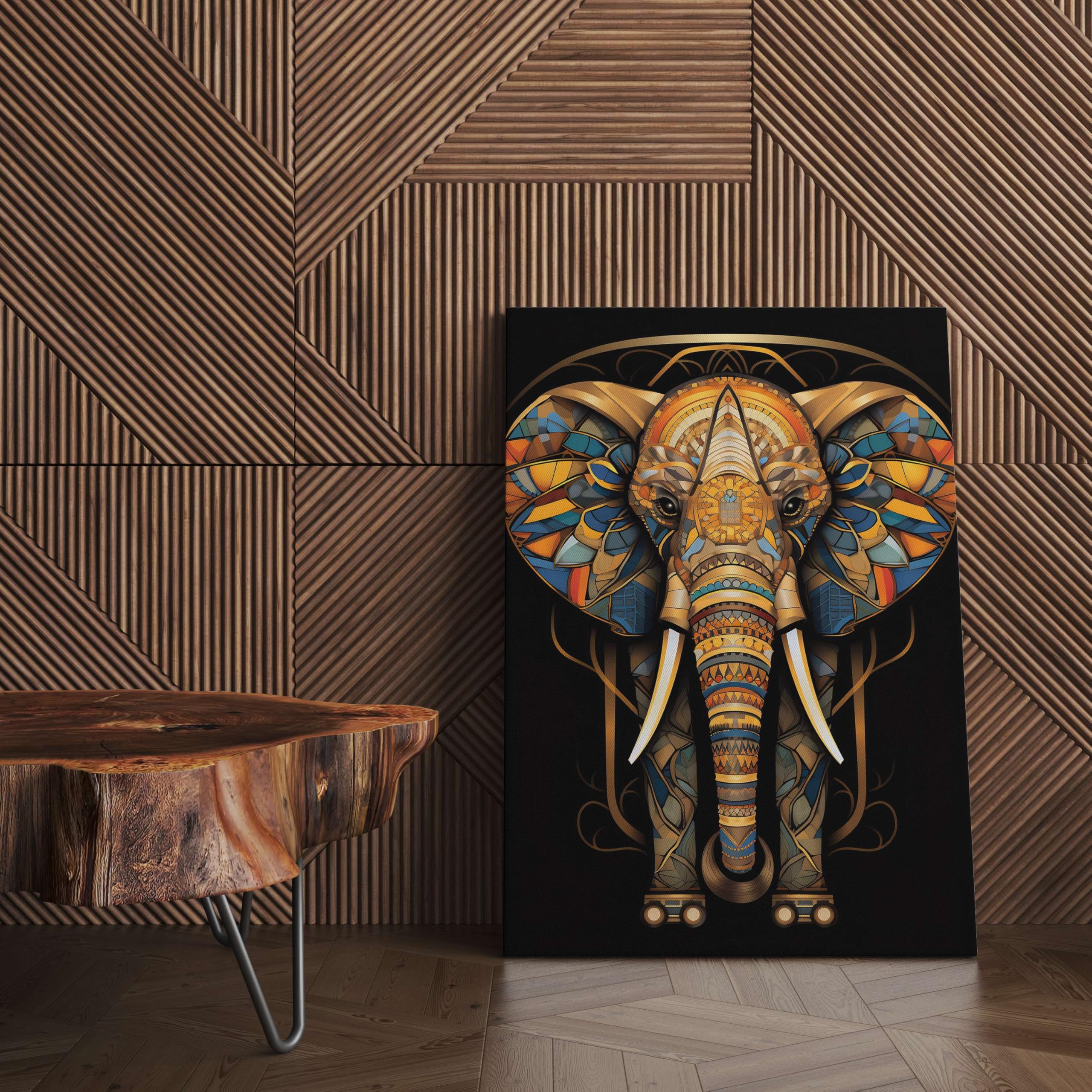 BRANDCOM Modern Art Wall Painting For Wall Decoration Canvas Wall Painting For Home Decor, Living Room, Bedroom, Office Hotel (22x34 inch CH-MA16)