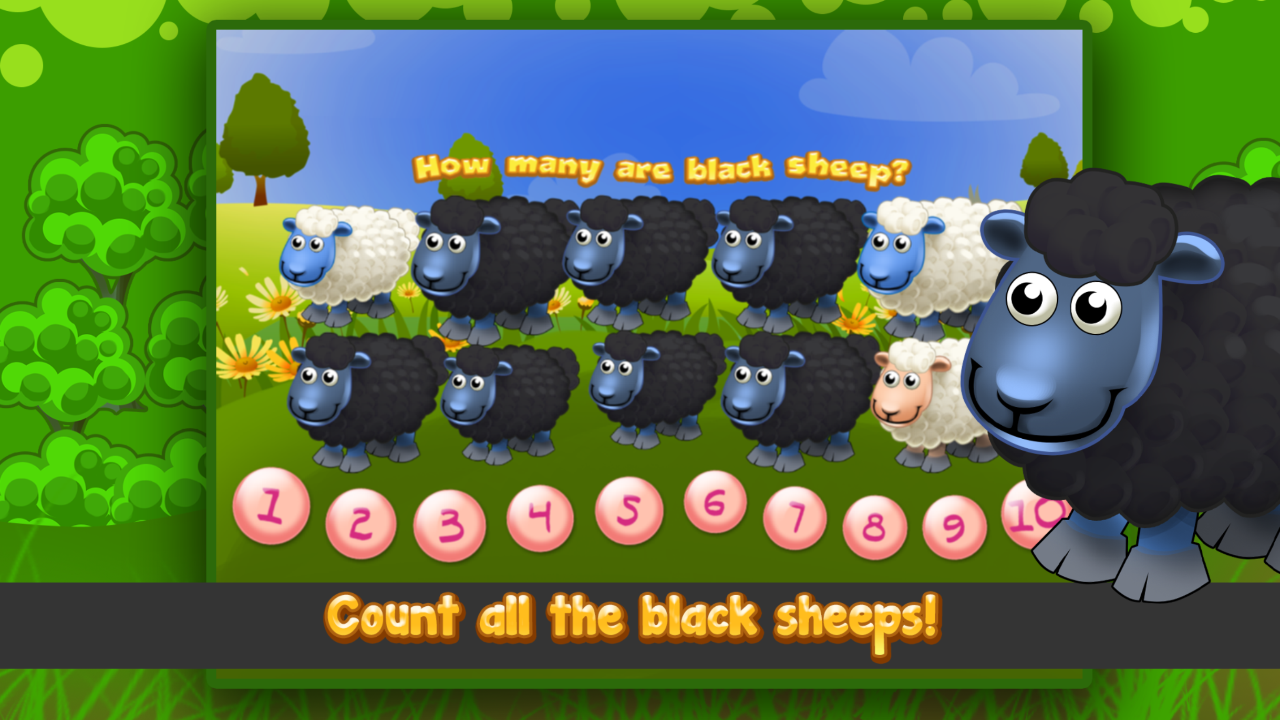 Count Sheep is fun! Number 123 Learning Numbers, Play before