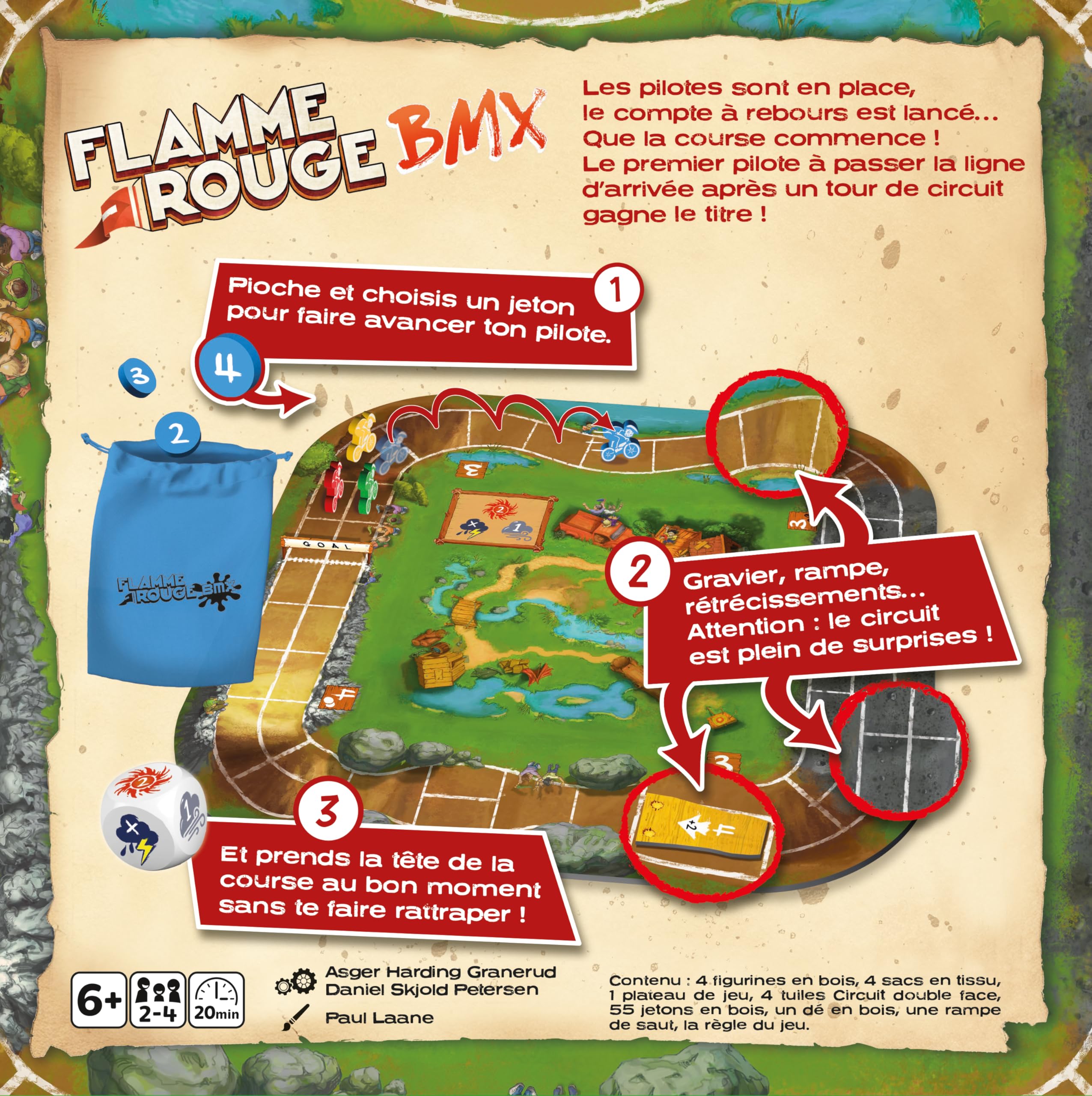 Fiamma Rosso BMX - Gioco di corse per bambini dai 6 anni