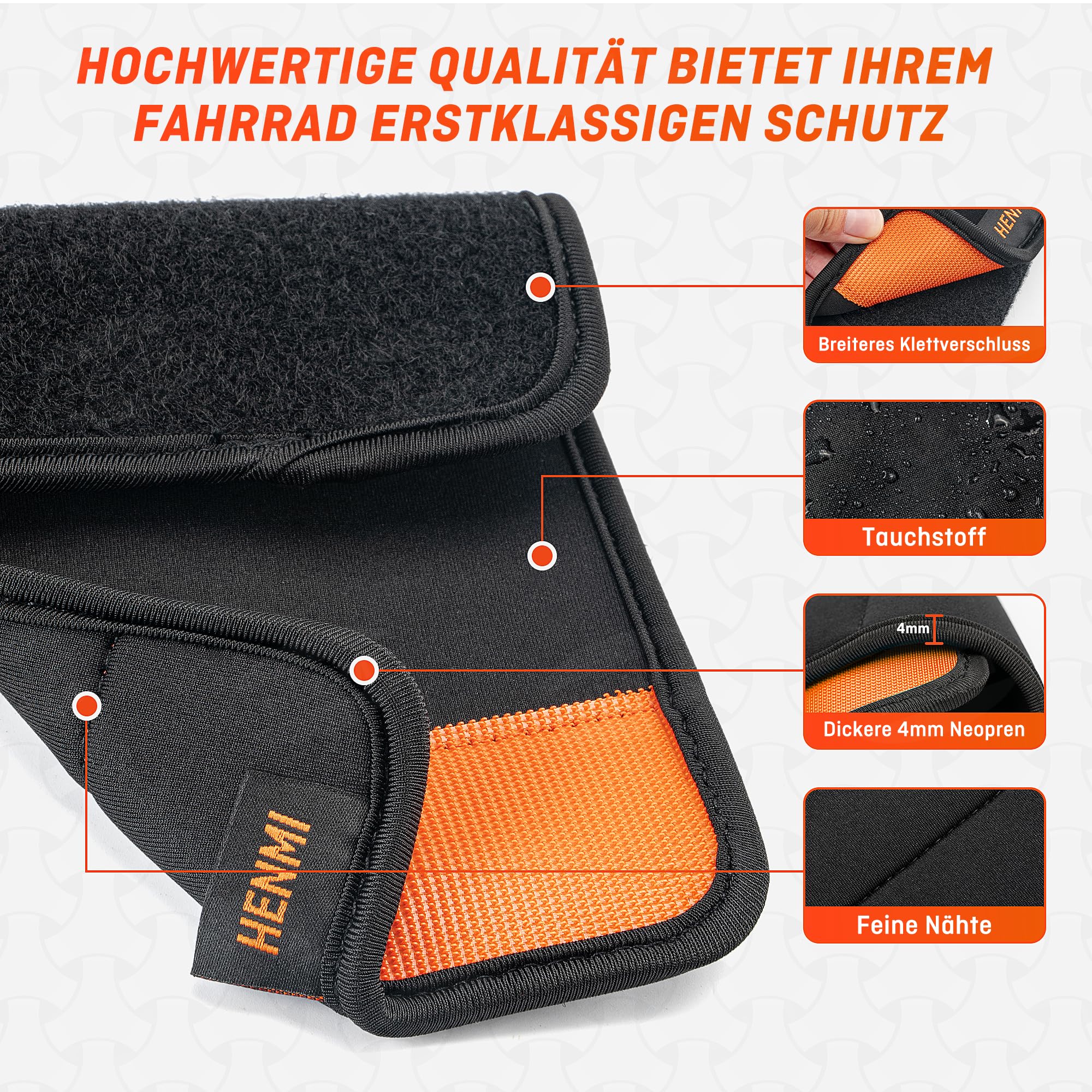 ytorgr Lot de 4 protections de cadre pour porte-vélos - Protection de transport pour cadre Thule, cadre en carbone, VTT - Bonne protection avec fixation en néoprène - Accessoires de vélo ytorgr Lot de 4 protections de cadre pour porte-vélos - Protection de transport pour cadre Thule, cadre en carbone, VTT - Bonne protection avec fixation en néoprène - Accessoires de vélo