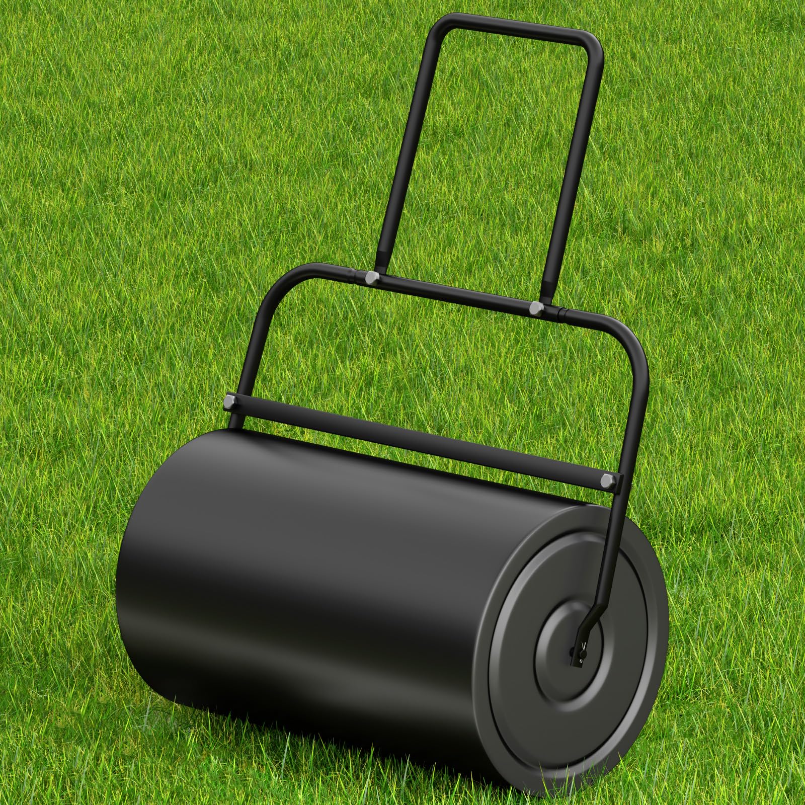 VELPAX Rullo Giardino 40 Litri 50 CM Lamiera D'acciaio
