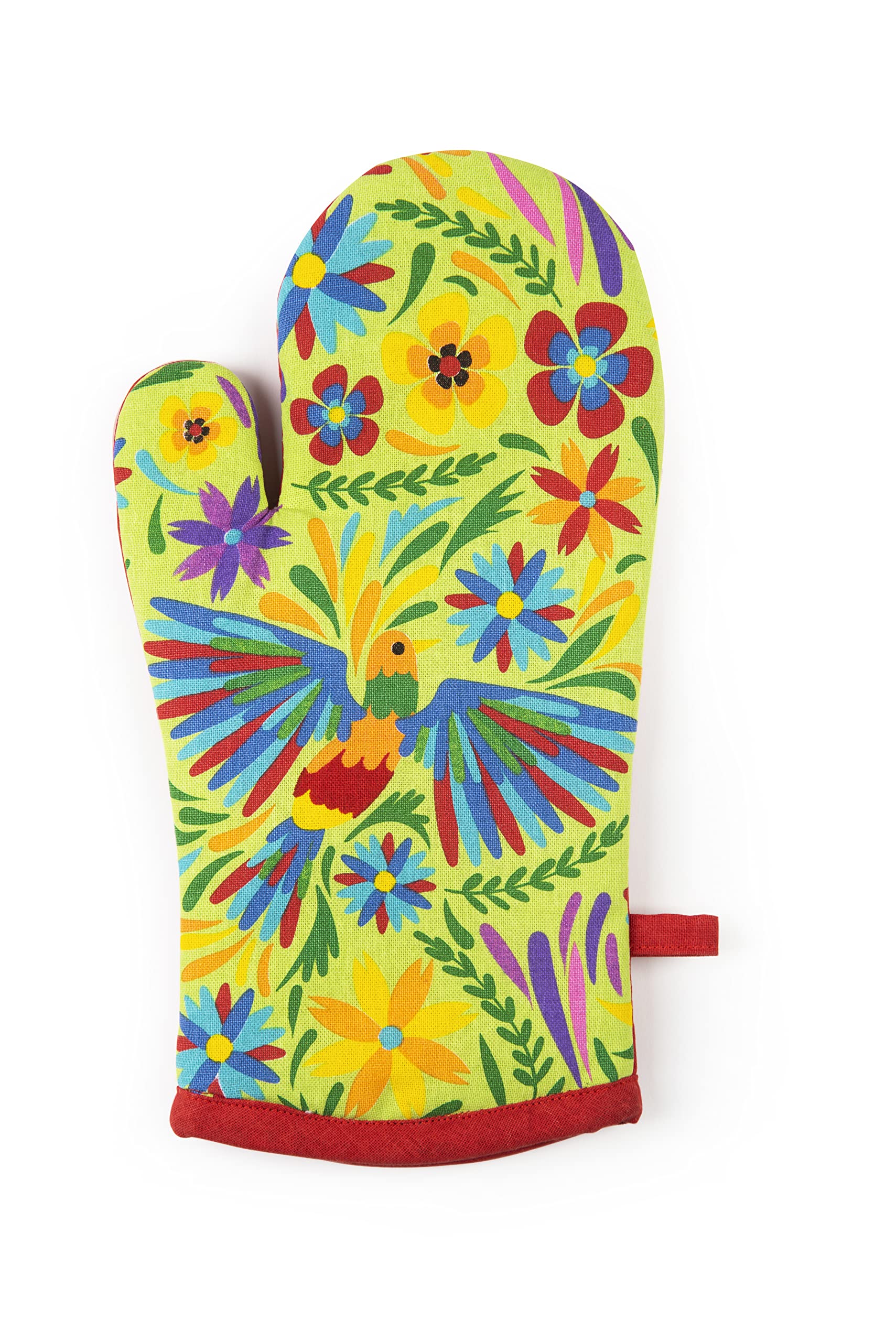 Excelsa Mexican Flowers rękawica do pieczenia, jeden rozmiar, podszewka 100% bawełna, wyściółka poliestrowa