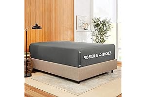 Fitted Sheet Embraces Snug Comfort on Your Mattress with Elastic Straps