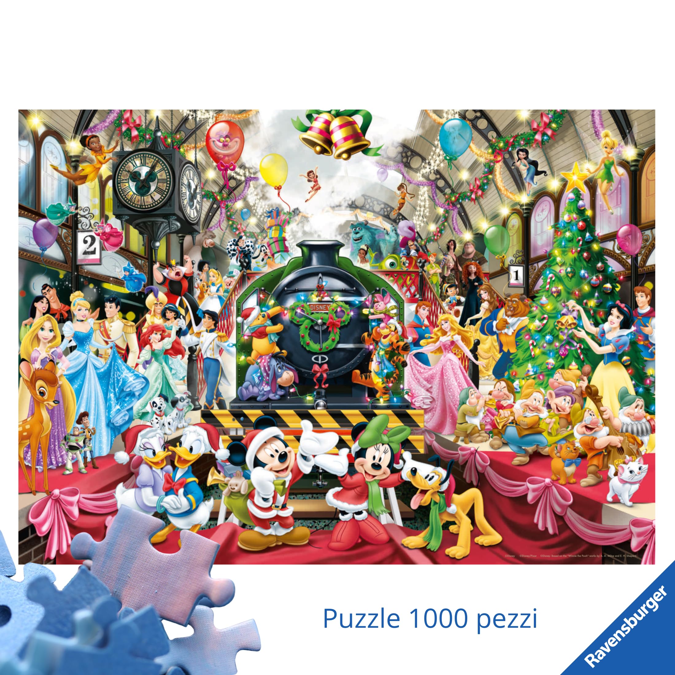 Ravensburger - Puzzle Disney Vintage Movie Post per Adulti e Ragazzi, 1000 Pezzi, Idea Regalo per Lei o Lui, 70x50 cm
