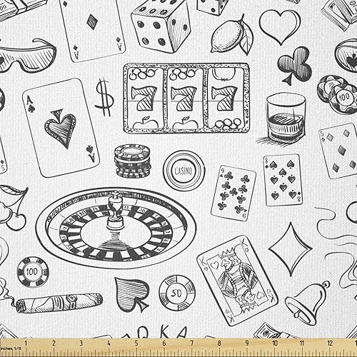 Miniatura 83 de Tela de panda Lunarable de The Yard, diseño de oso asiático con dibujos animados comiendo hojas y ramas, animal silvestre, tela decorativa para