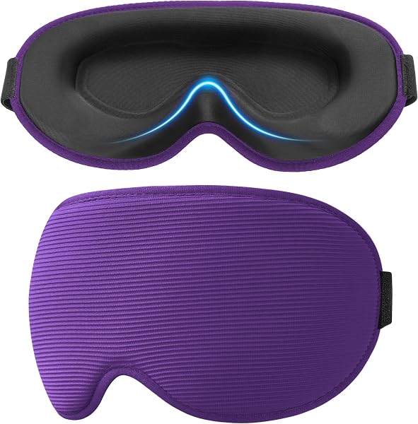 Gritin Masque de Nuit 3D Ultra-Doux et Confortable