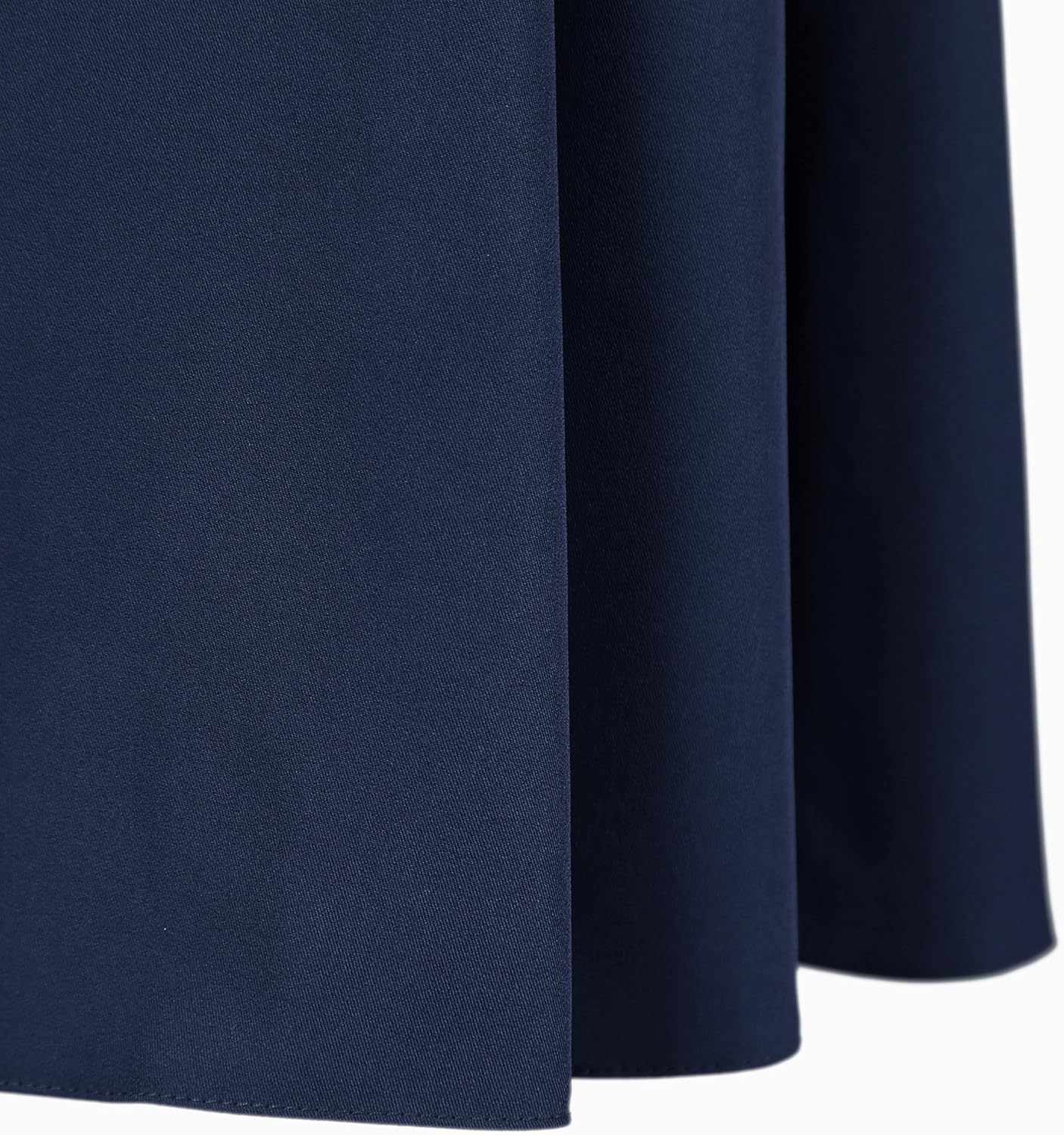 Urban CoCo Women's Knee Length A Line Midi Skirt Casual Work Elastic High Waisted Skirts with Pockets - Image 6