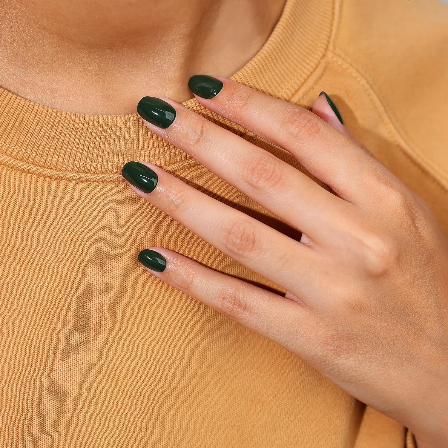 LONDONTOWN lakur Nail Polish - Chip-Resistant, Non-Toxic, Conditions & Hydrates Nails | Glossy Deep Jade, Vibe, .40 fl oz - Image 6