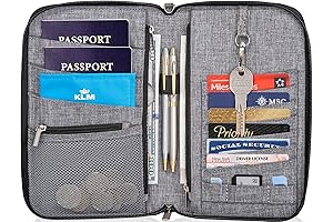 Premium 3 Passport Holder for Family Travel: RFID Blocking Wallet