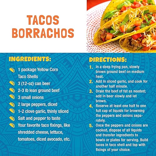 Miniatura 8 de Ortega Conchas de taco de maíz amarillo, 4.9 onzas, 12 conchas