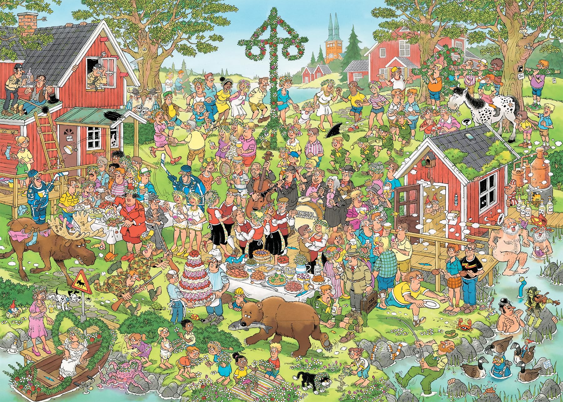 Jan van Haasteren - Midsummer party - 1000 pieces