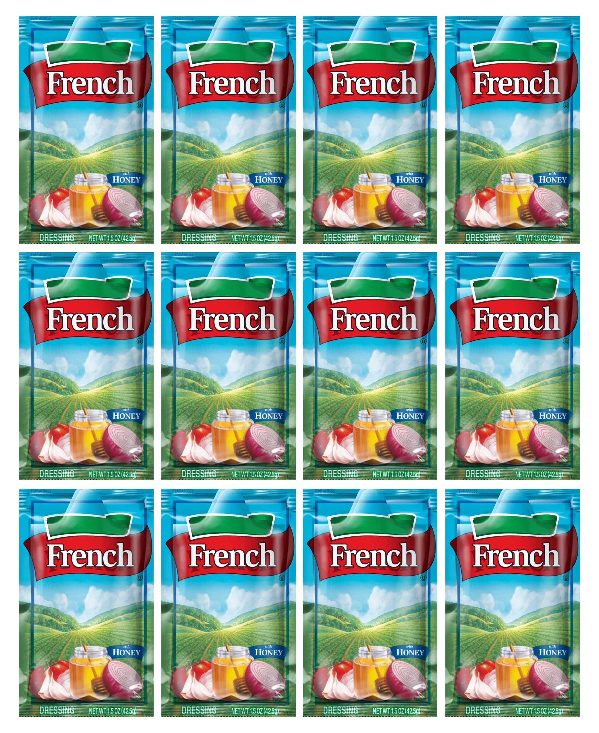 French Dressing with Honey 1.5 oz. Packet | Pack of 12