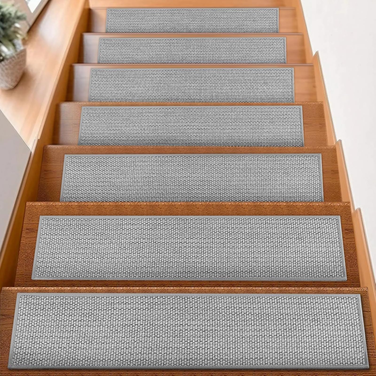 Tapis d'escalier pour animaux domestiques lot de 15 marches 76x20 cm