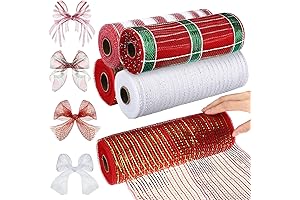 Christmas Mesh for Wreaths in Classic Style: 40 Yards of Festive Magic