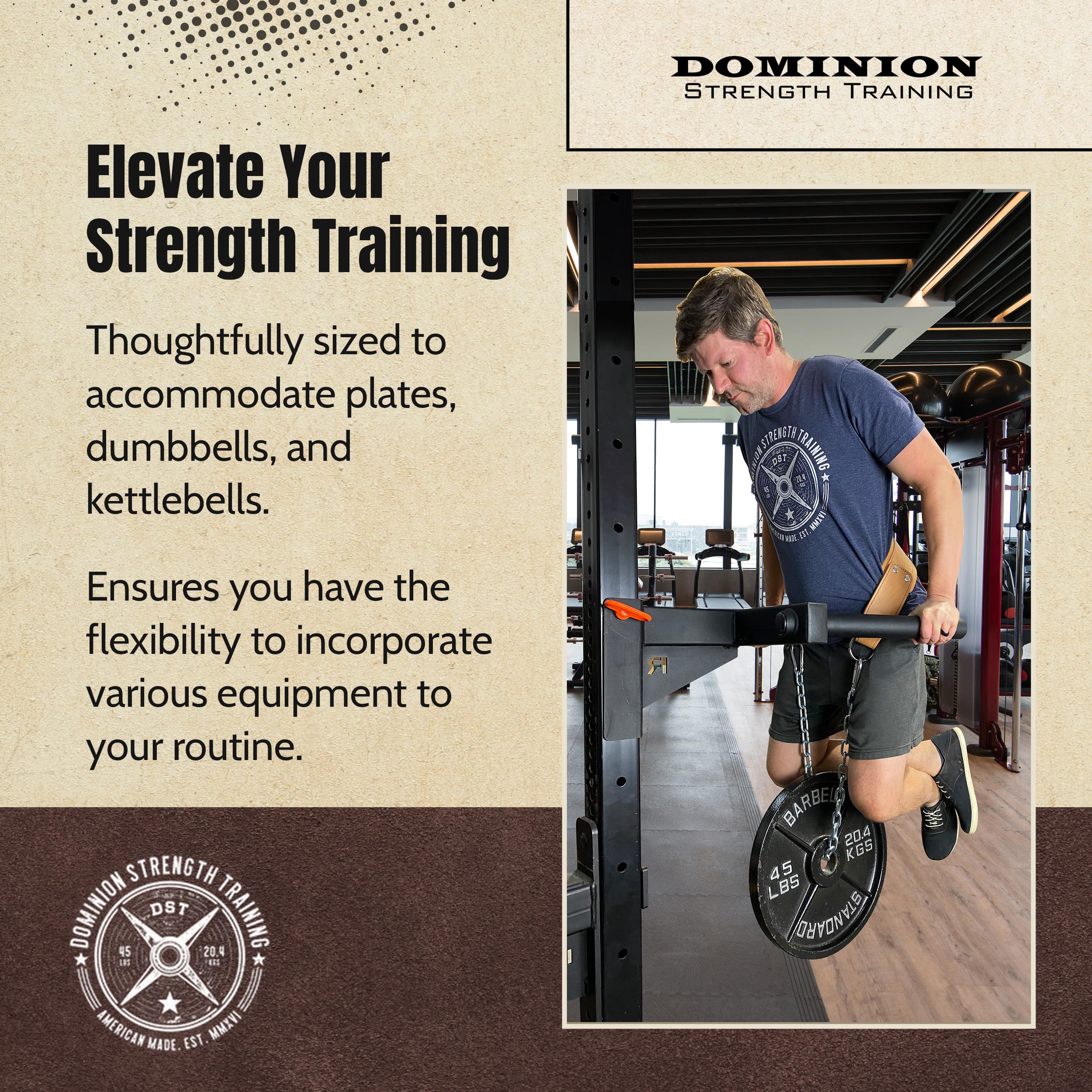 Amazon | Dominion Strength トレーニングレザーディップベルト