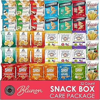 Snacks Variety Pack for Adults - Snack Box Care Package Gift Box - Bulk ...