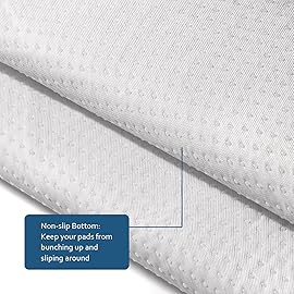 Waterproof Bed Pads Washable, Absorbent Chuck Pads Non Slip for Incontinence, Washable Pee Pads for Dogs, Waterproof Mattress Protector for Seniors, Bedwetting Kids, Hospitals, Pets, 34x76 2 Pack