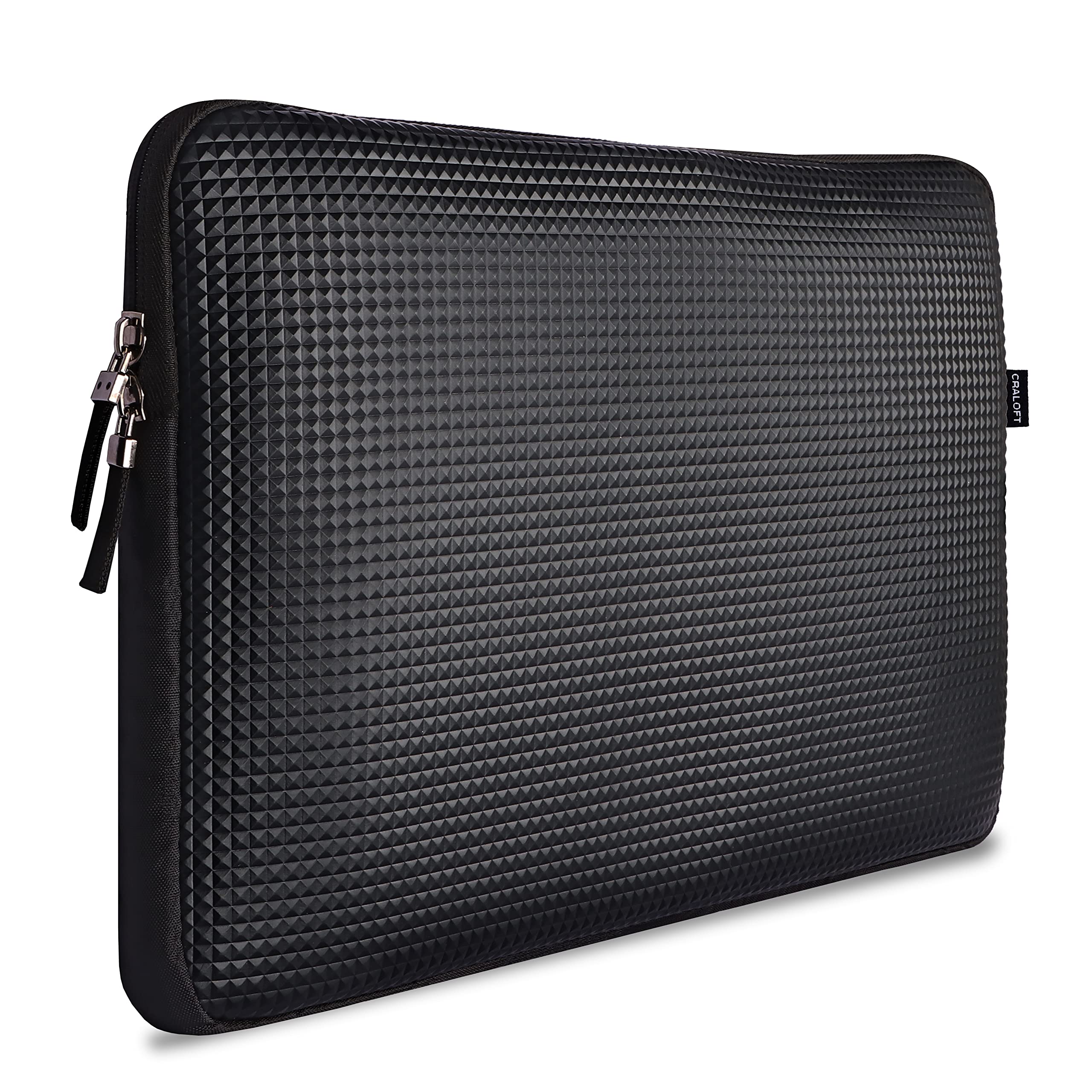 Craloft Tablet Sleeve Case Cover Bag Pouch 8 to 11.6 Inch Compatible for Samsung Galaxy, Ipad, Realme, Lenovo, Redmi (PVC Sponge Leather Black-L29) (B09TPSYGH1) Amazon Price History, Amazon Price Tracker