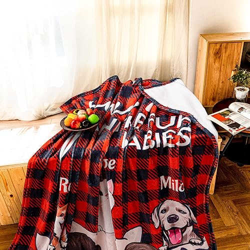 Miniatura 3 de KERAOO Manta personalizada de regalo para mujeres y hombres, tú y yo y los bebés de piel, regalo de cumpleaños para el día de San Valentín para