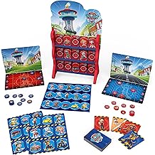PAW Patrol, Games HQ Board Games for Kids Checkers Tic Tac Toe Memory Match Bingo Go Fish Card Games PAW Patrol Toys, for Preschoolers Ages 4 and up