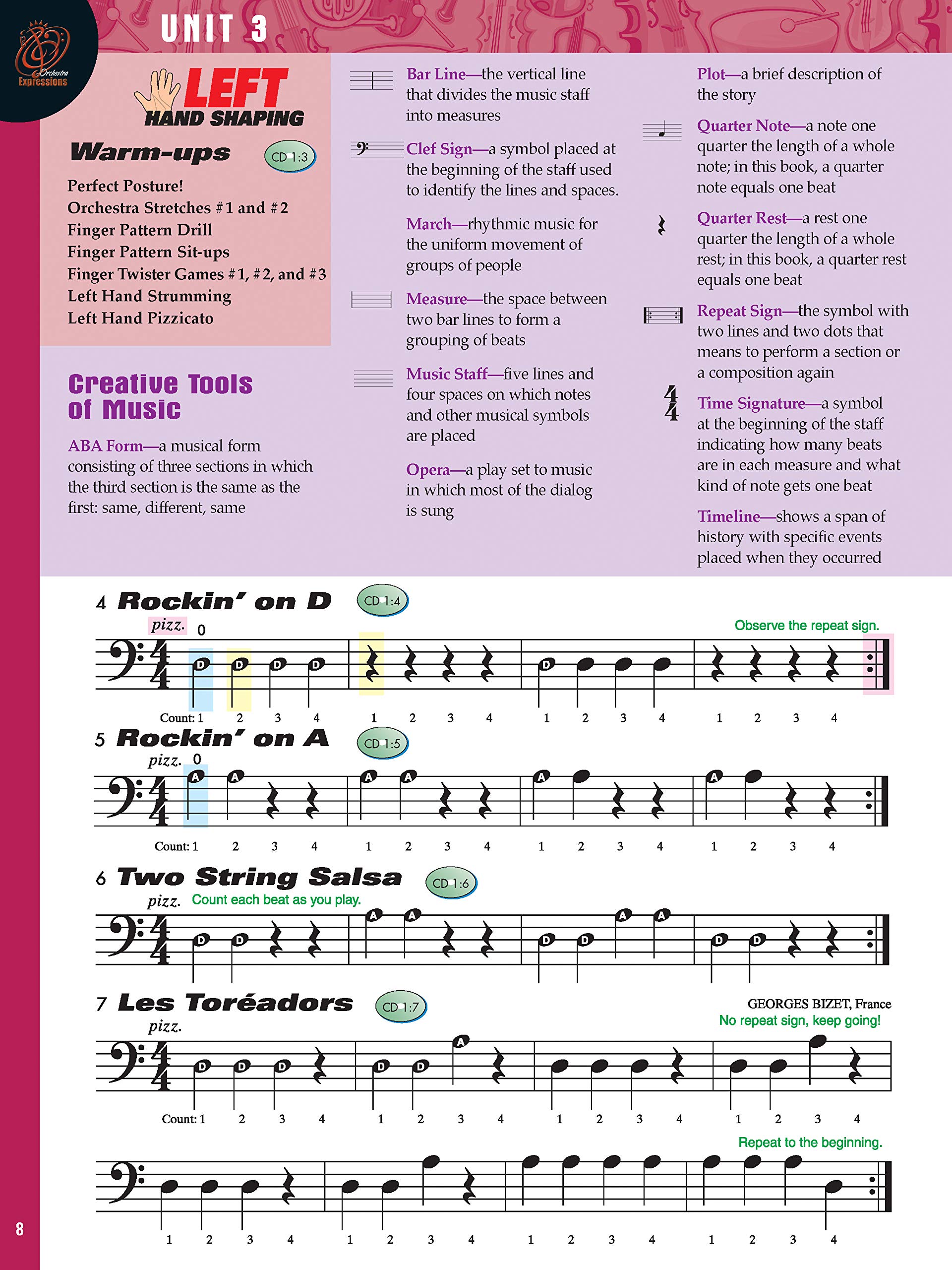 Orchestra Expressions, Book One Student Edition: Cello, Book & CD: Cello Edition (Expressions Music Curriculum)