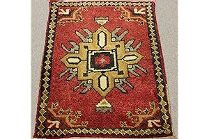 Turkish Vintage Doormat Small rug 2,1x1,8 feet