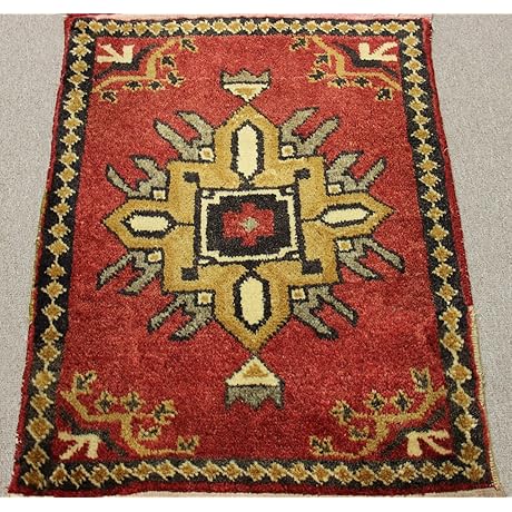 Turkish Vintage Doormat Small rug 2,1x1,8 feet