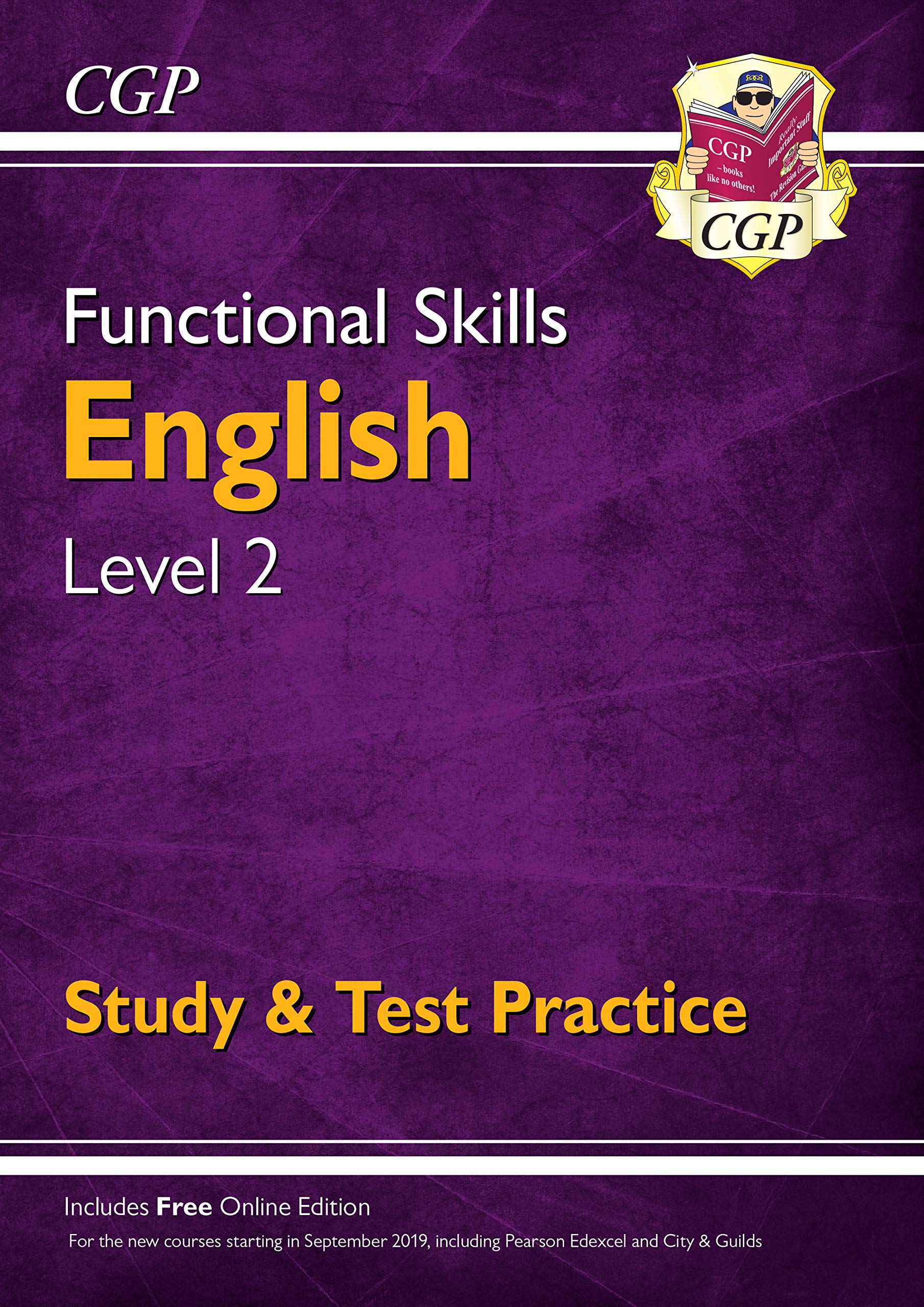 Coordination Group Publications Ltd (CGP) Functional Skills English Level 2 - Study & Test Practice