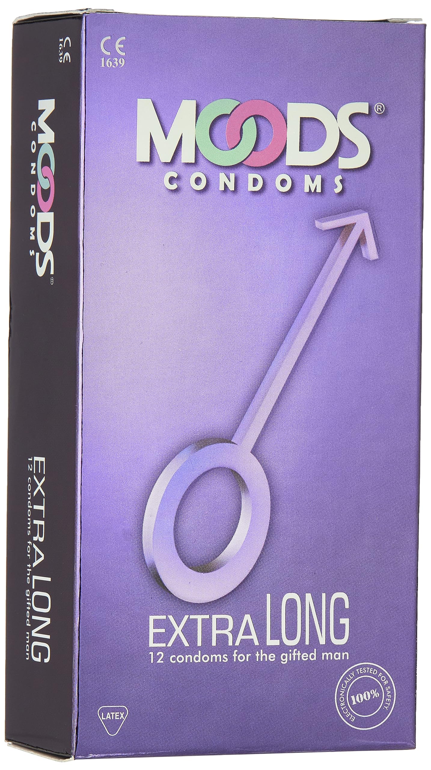 Extra Long Condoms, 12 Pieces, Medium