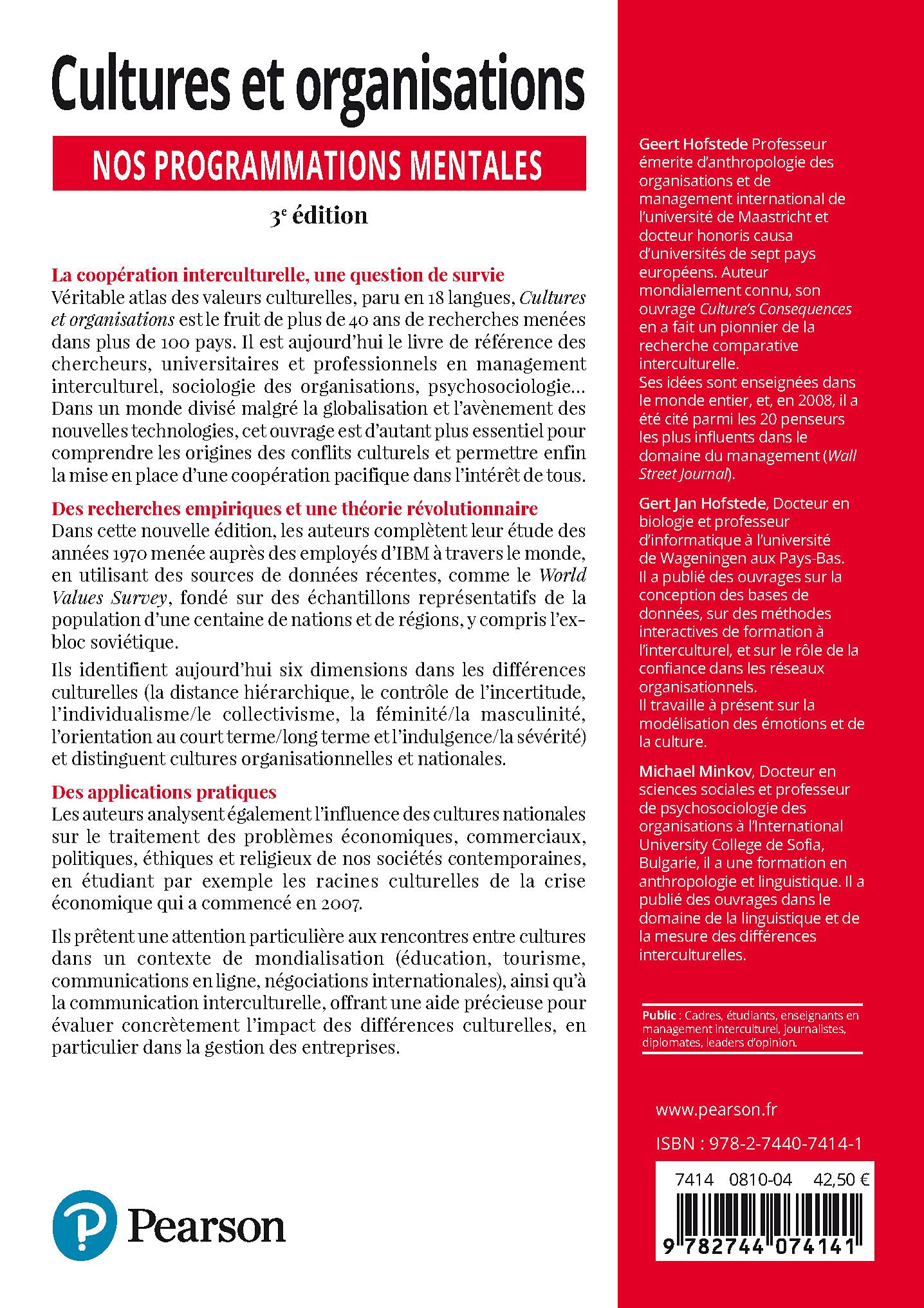 Cultures et organisations - 3e édition: Nos programmations mentales