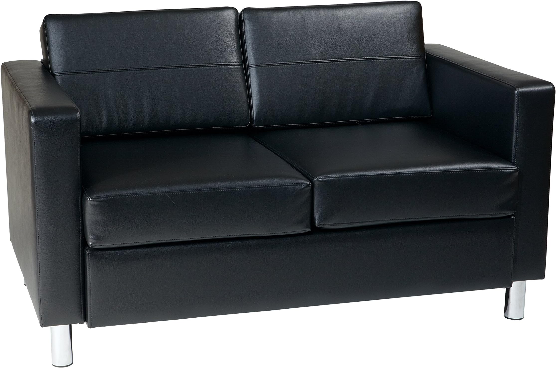Amazon.com: OSP Home Furnishings Pacific Loveseat with Padded Box ...