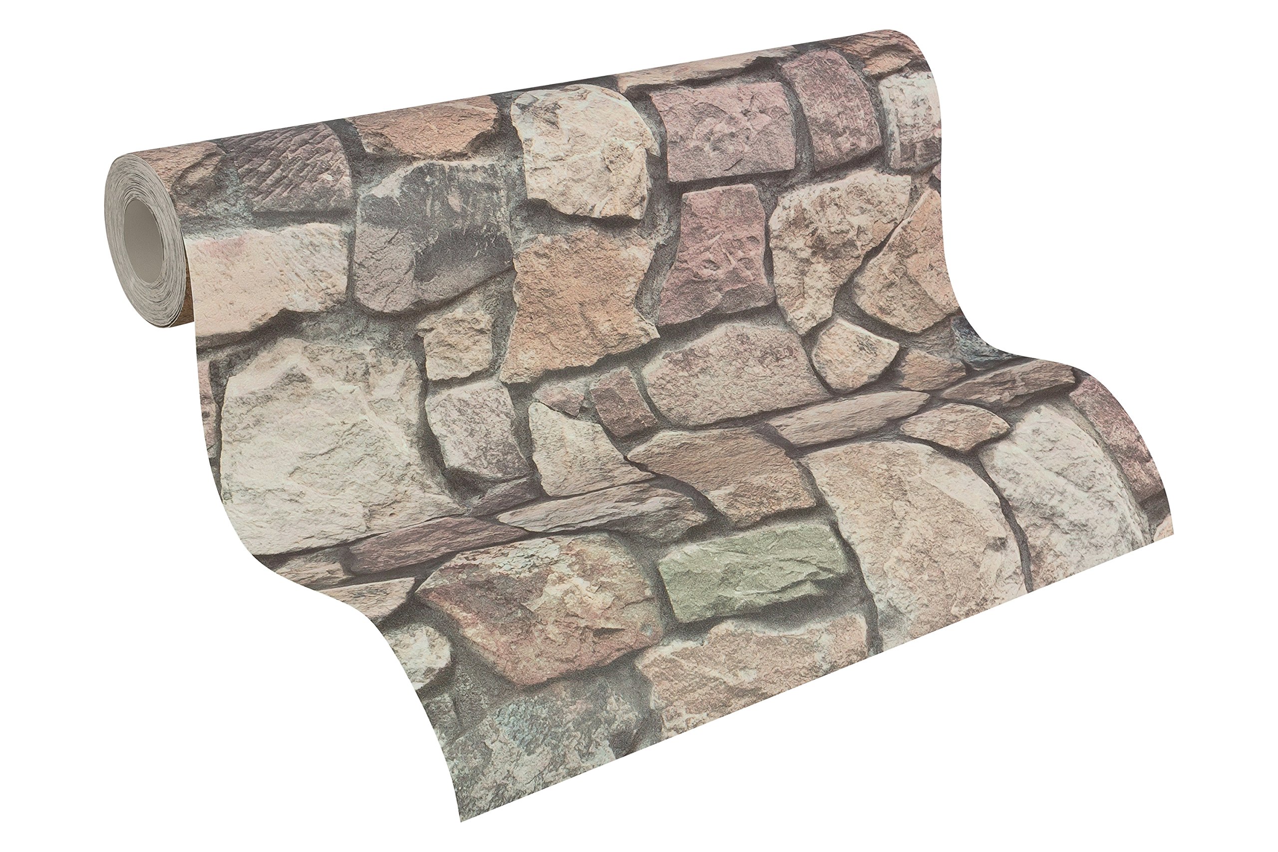 A.s. Création Multi-Colour A.s. Creation 8595-32 "Best Of Wood`N Stone 2Nd Edition" Non-Woven Wallpaper Collection,