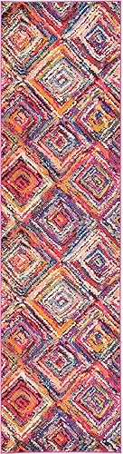 Miniatura 10 de Unique Loom Estrella Collection Alfombra de área moderna, geométrica, degradada, diamantes, abstracta, moderna, 10 pies 6 pulgadas x 16 pies 5