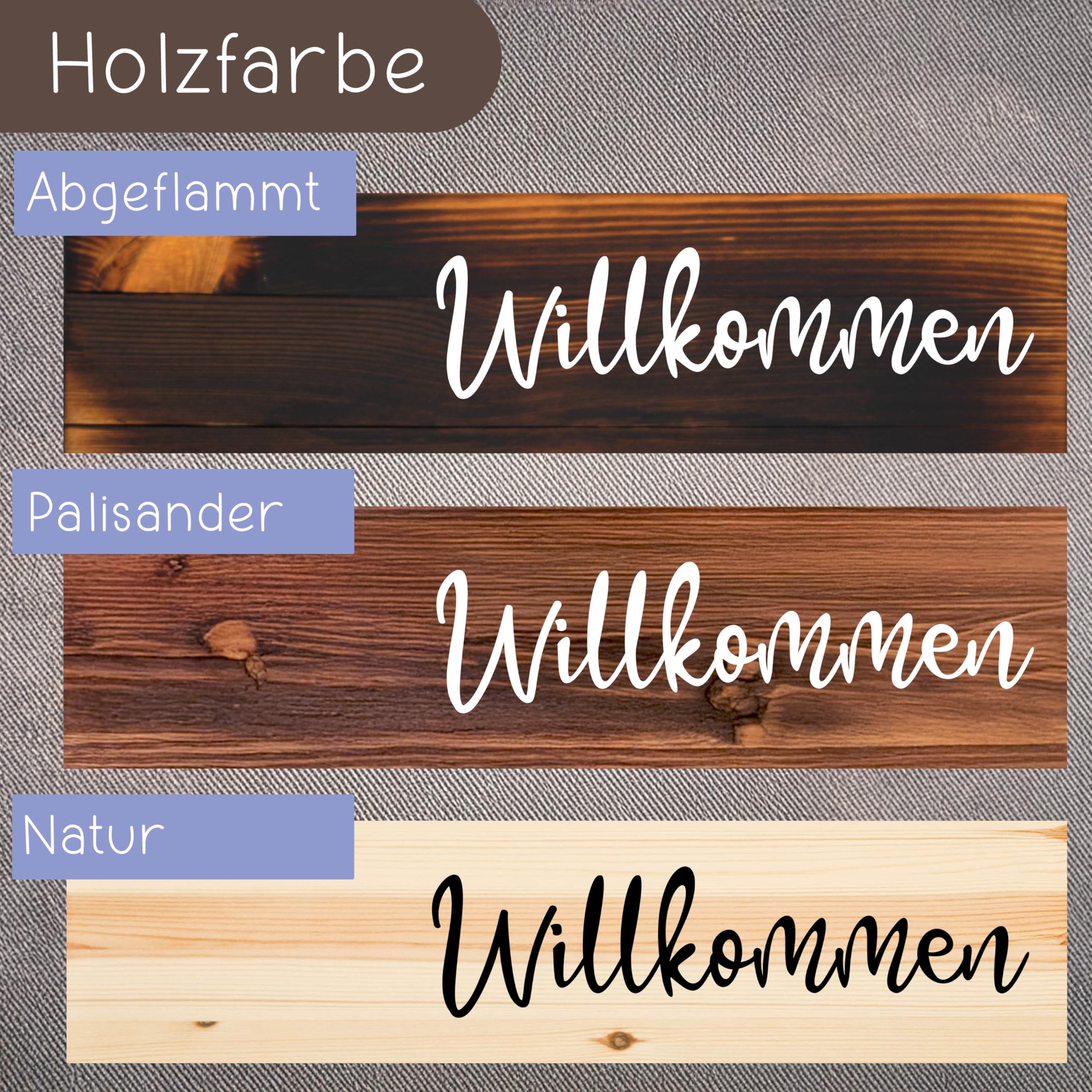 Willkommensschild Hochzeit aus Holz, Hochzeitsschild personalisiert mit Namen, Holzschild Hochzeit