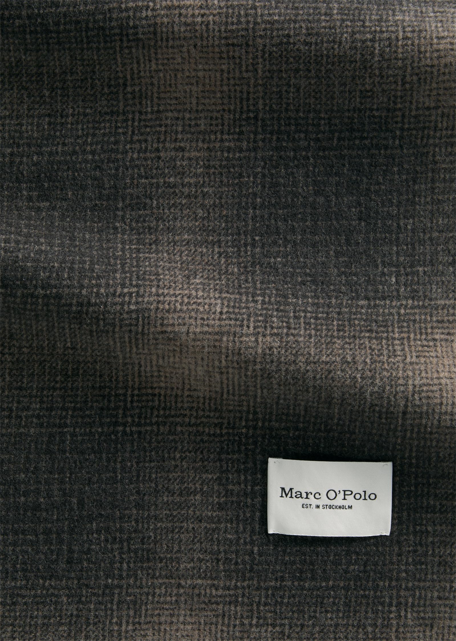 Marc O'Polo sciarpa Woven Scarf Dark Brown_Multi_22 marrone scuro